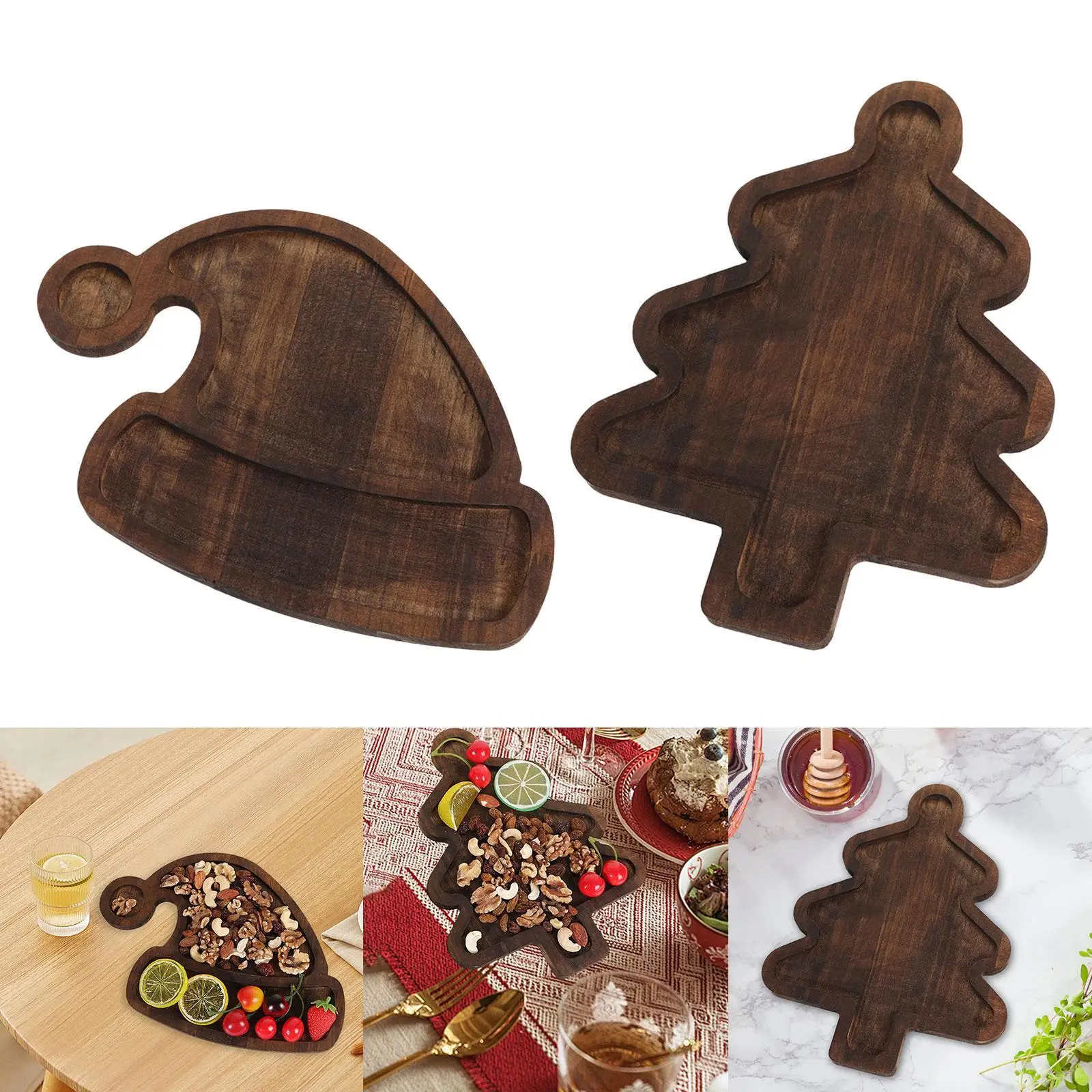 طبق تقديم صينية عطلة منضدية الحلي أدوات المائدة لطيف طبق الطعام طبق للوجبات الخفيفة لساندويتش الفاكهة كوكي كعكة البسكويت