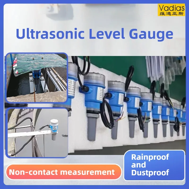 

4-20mA Ultrasonic Level Meter 2m 5m 10m Liquid Level Transmitter IP67 DC 24V LCD Ultrasonic Liquid Level Transmitter