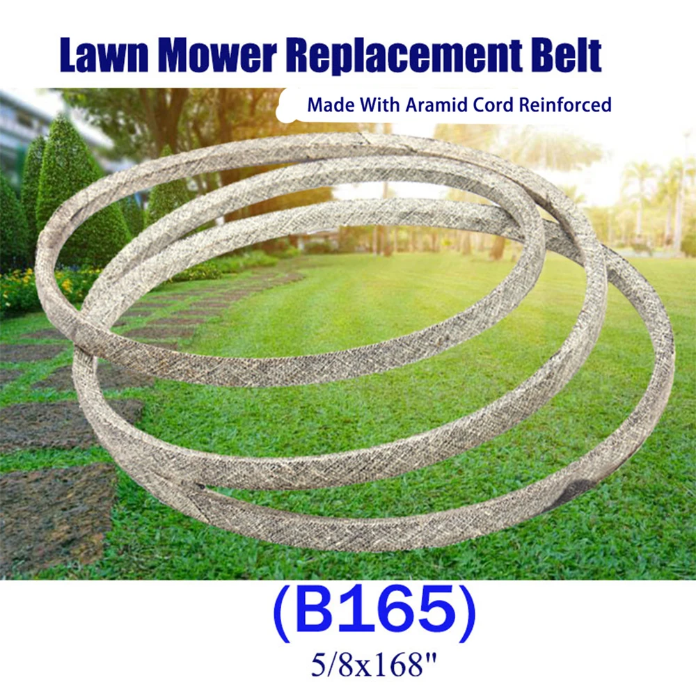 

Heavy Duty Aramid V Belt 5/8 x 168" B165 For Bad Boy 041 1650 00 41165000 OEM AK Lawn Mower Deck
