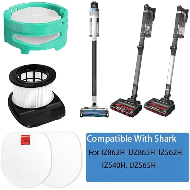 2 HEPA + 4 Foam & Felt filters 2กลิ่น-neutralizer สำหรับฉลาม IZ862H UZ865H UZ565H IZ562H IZ540H ชิ้นส่วนเครื่องดูดฝุ่นอุปกรณ์เสริม