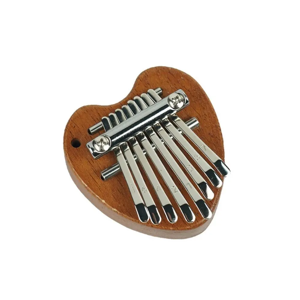 Finger Harp Mini Finger Piano Marimba Easy-to-Learn 8 Keys Kalimba Portable Exquisite Hand Piano Gift