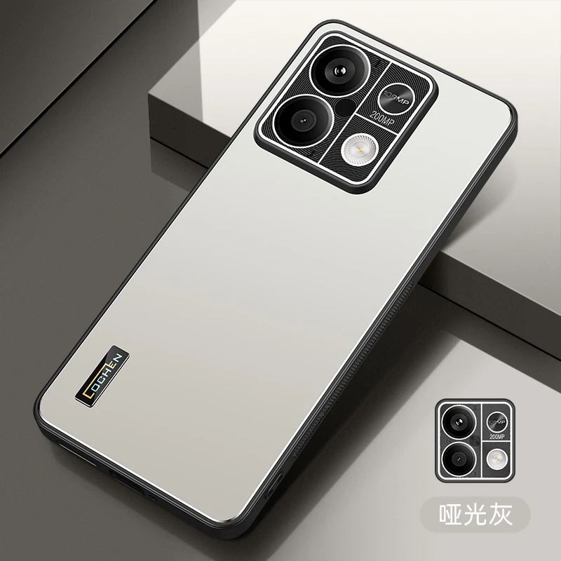 

Fundas For Xiaomi Poco X6 Case Poco X6 Pro Cover Luxury Aluminum Matte Camera Lens Protective Case For Poco F6 Redmi Note 13 Pro