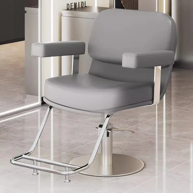 

Специальные парикмахерские кресла из нержавеющей стали, вращающиеся парикмахерские кресла, высококачественная коммерческая мебель, парикмахерские кресла ZY40LFY