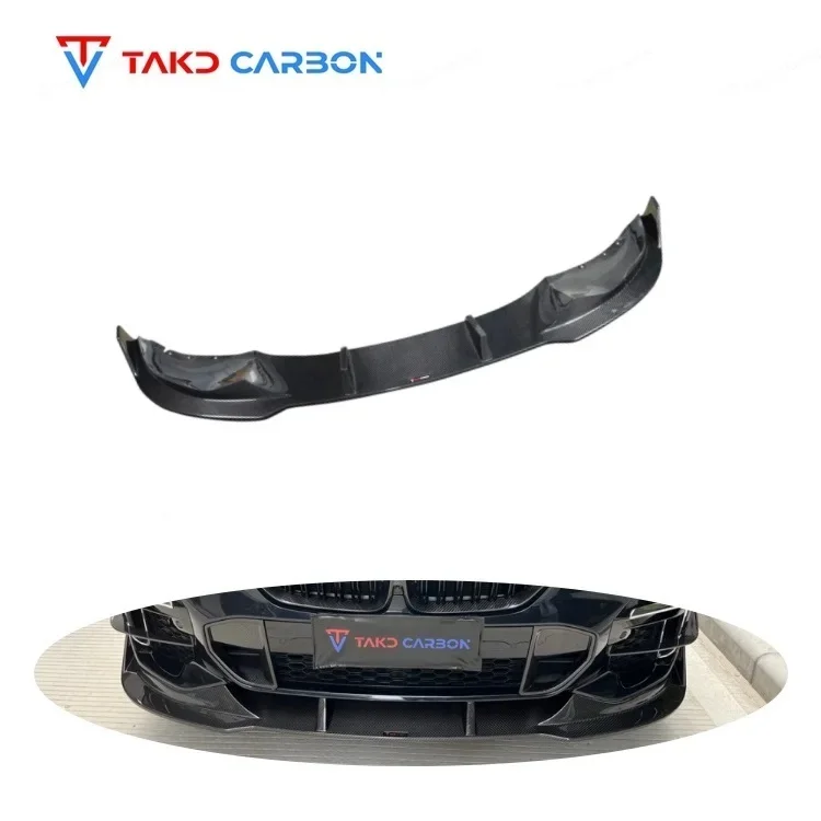 New Arrival 3K Twill Carbon Weave Dry Carbon Fiber G05 Front Bumper Lip Front Splitter Spoiler For Bmw X5 G05 2022 Front Lip