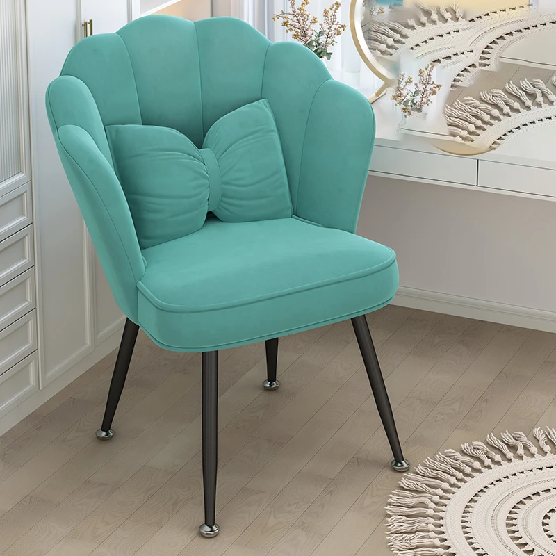 Shell Relaxing Gamer Dining Chairs Modern Makeup Lounge Vanity Chair Leisure Ergonomi Soft Sillas De Comedor Balcony Furniture