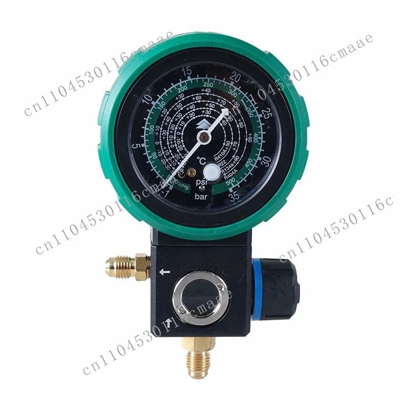 M480 Visual Pressure Gauge R22r410a Air Conditioner Gauge Valve Ball Valve Liquid Valve