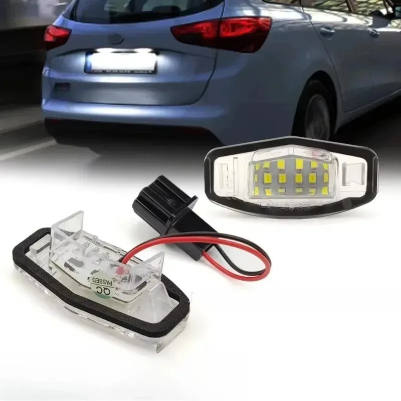 

2pcs Number Car 18 SMD White LED for License Plate Lamp Acura RL TSX RDX Accord City 4D Legend LED Light Bul