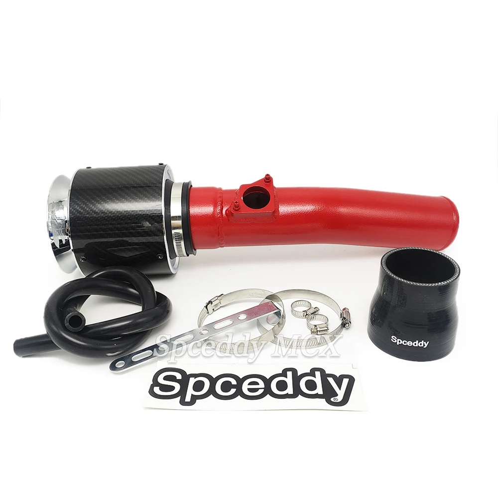 Spceddy Car Cold Air Intake Pipe Kit With Carbon Fiber Air Filter Fit for Honda Accord INSPIRE CRV AVANCIER Civic URV 1.5t 1.5L