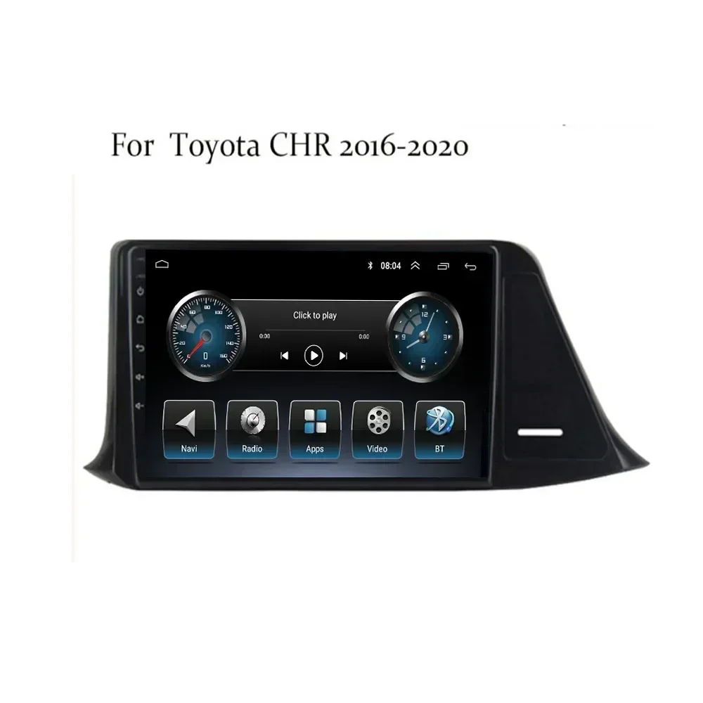 2 Din Android 13 Car Stereo Radio DVD GPS Multimedia Video Player 5G WiFi Camera DSP Carplay For Toyota CHR C-HR  LOW 2016-2035