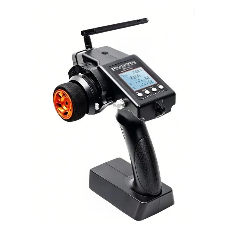 2.4G 400M Long Distance RC Transmitter 5CH Built-in Gyro Receiver Anti Interference Controller For RC Crawler Drift Car Boat