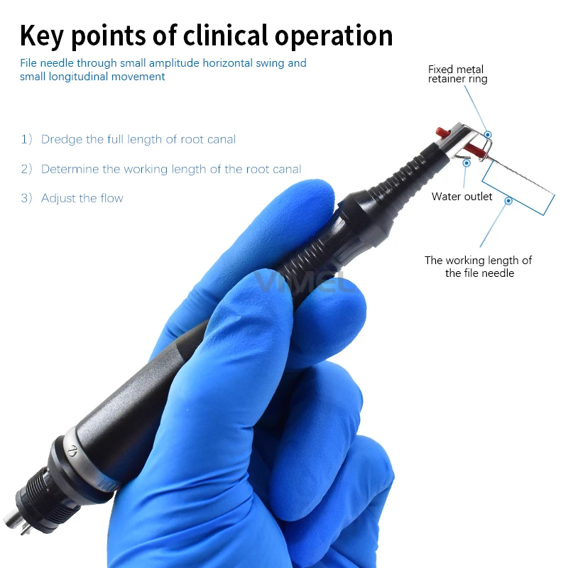 New Type 4Hole den tal endoscope cleaning rinsing Sonic Air Endo System den tal handpiece Sonic Irrigator Files