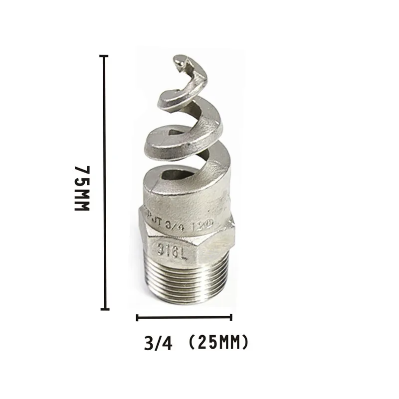 

Спиральная коническая Распылительная насадка, распылитель для сада и двора, 3/4 дюйма, башенная система охлаждения, сборщик пыли