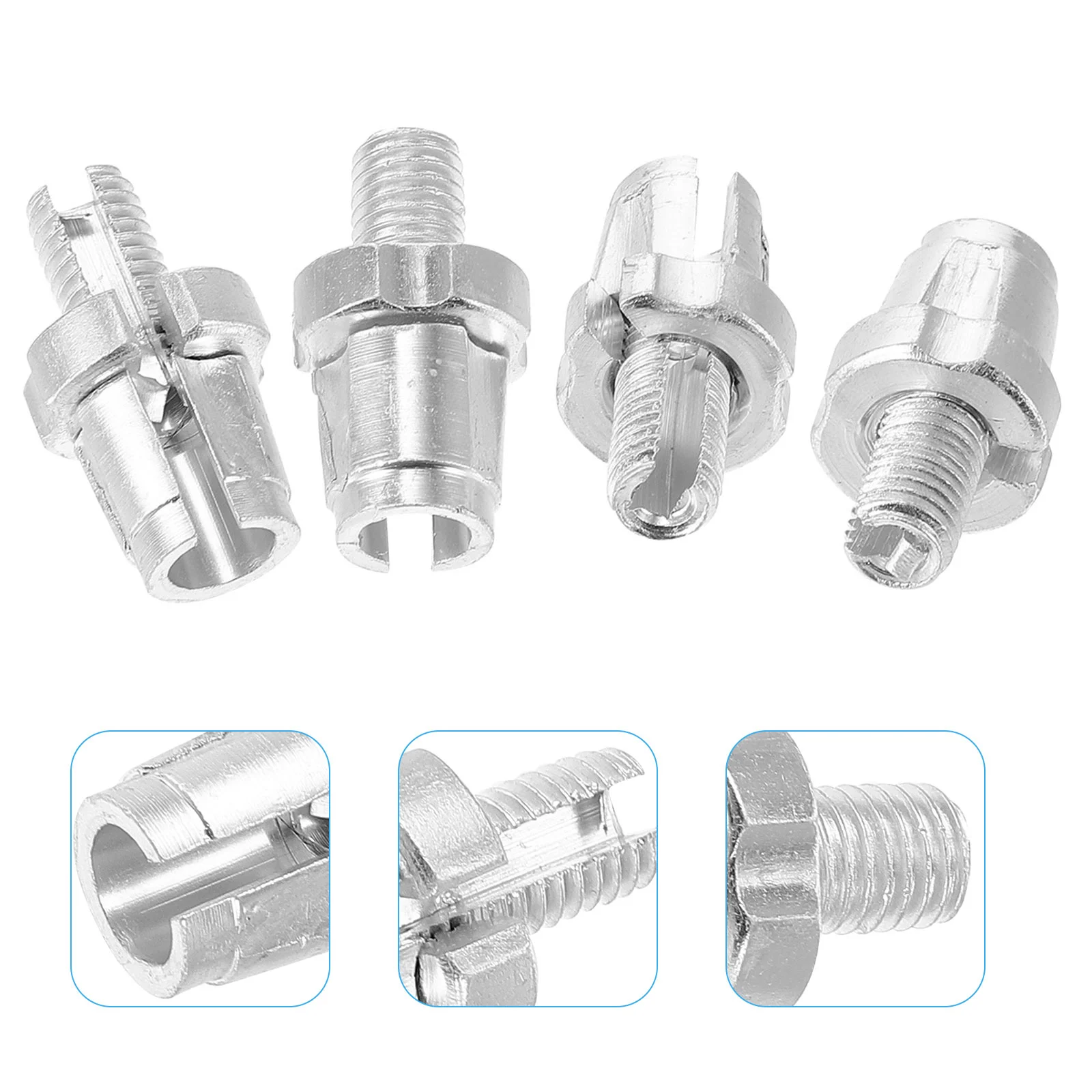 

4 Pcs Fastener Brake Lever Screw Screws Adjustment Table Adapter Alloy Mountain Brakes Bike Adjusting