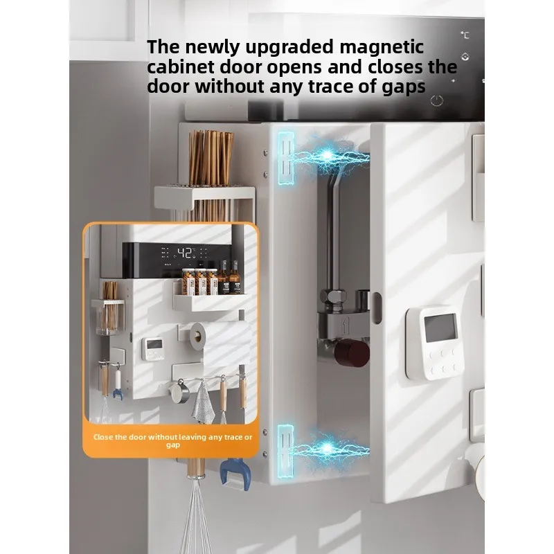 Picture 5: Gas water heater hood, kitchen decoration, wall-mounted stove rack