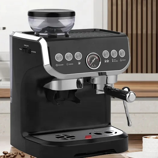 19 Bar Professional Home Automatic 4 in 1 Cafetera Cappuccino Commercial Coffee Maker/espresso Machine with Grinder