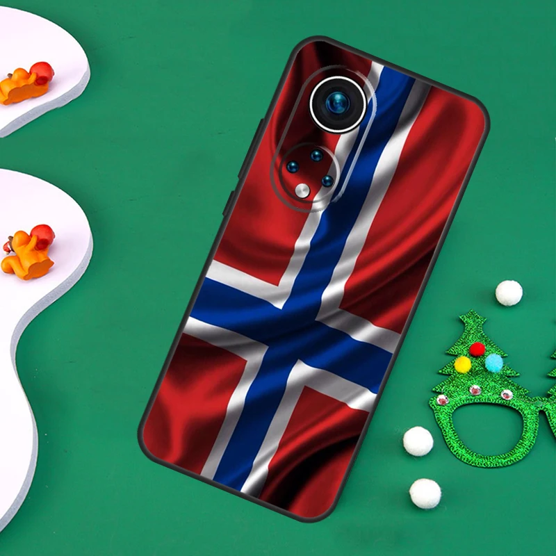 Norway Flag Case For Huawei Honor Magic 5 Lite X7 X8 X9a 50 70 P20 P40 P30 Pro P Smart Nova 9 5T Cover