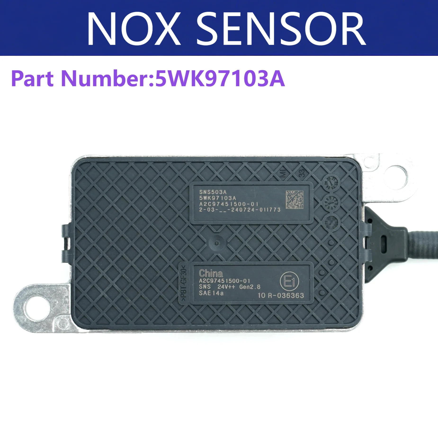 

5WK97103A SNS503A Nitrogen Oxide Sensor Good Quality NOx Sensor For CUMMINS 24V 5WK9 7103A Wholesale Price Car Accessories