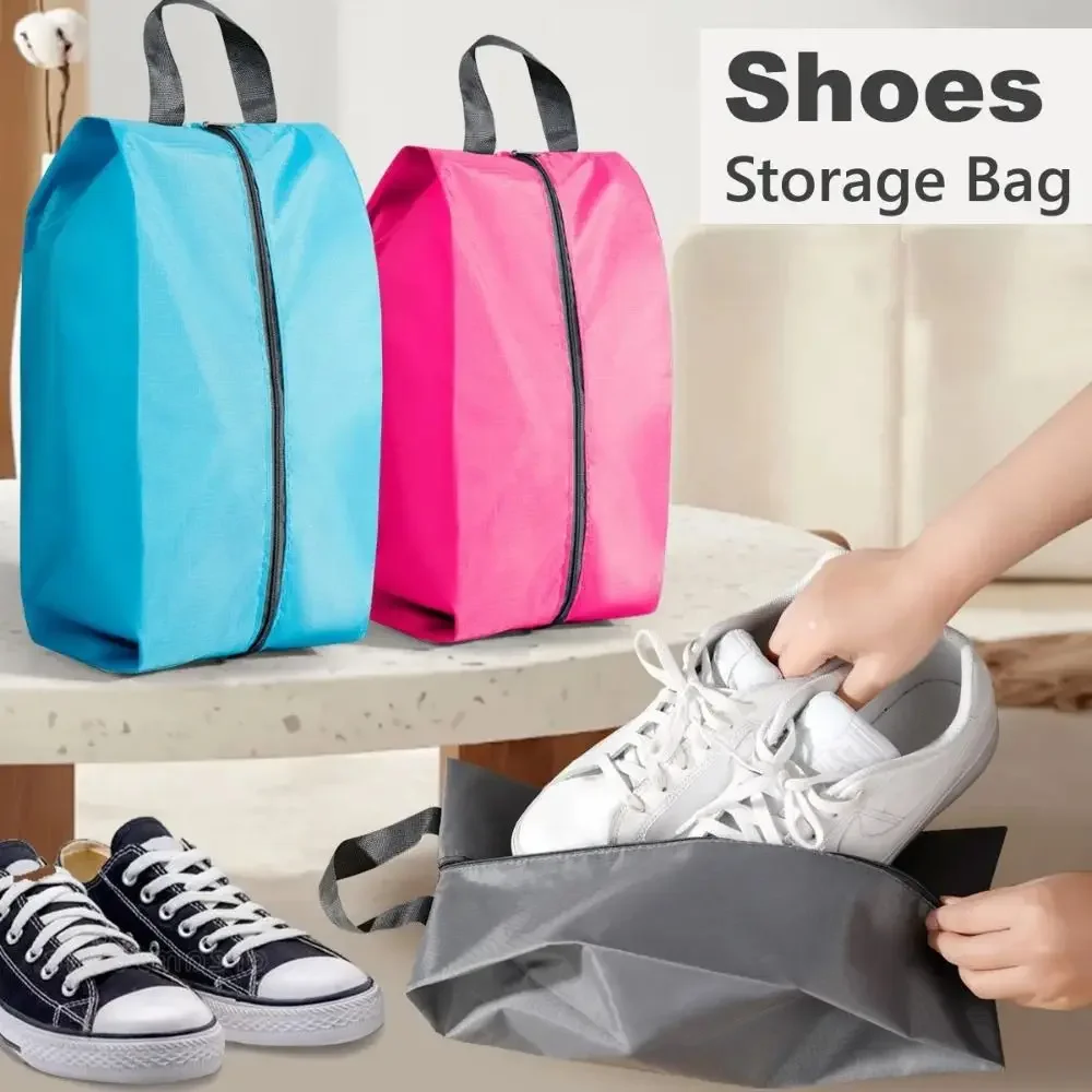 

Foldable Shoes Storage Bags Travel Organizer Nylon Shoes Bag With Sturdy Zipper Pouch Case Waterproof Pocket Shoes Organizer