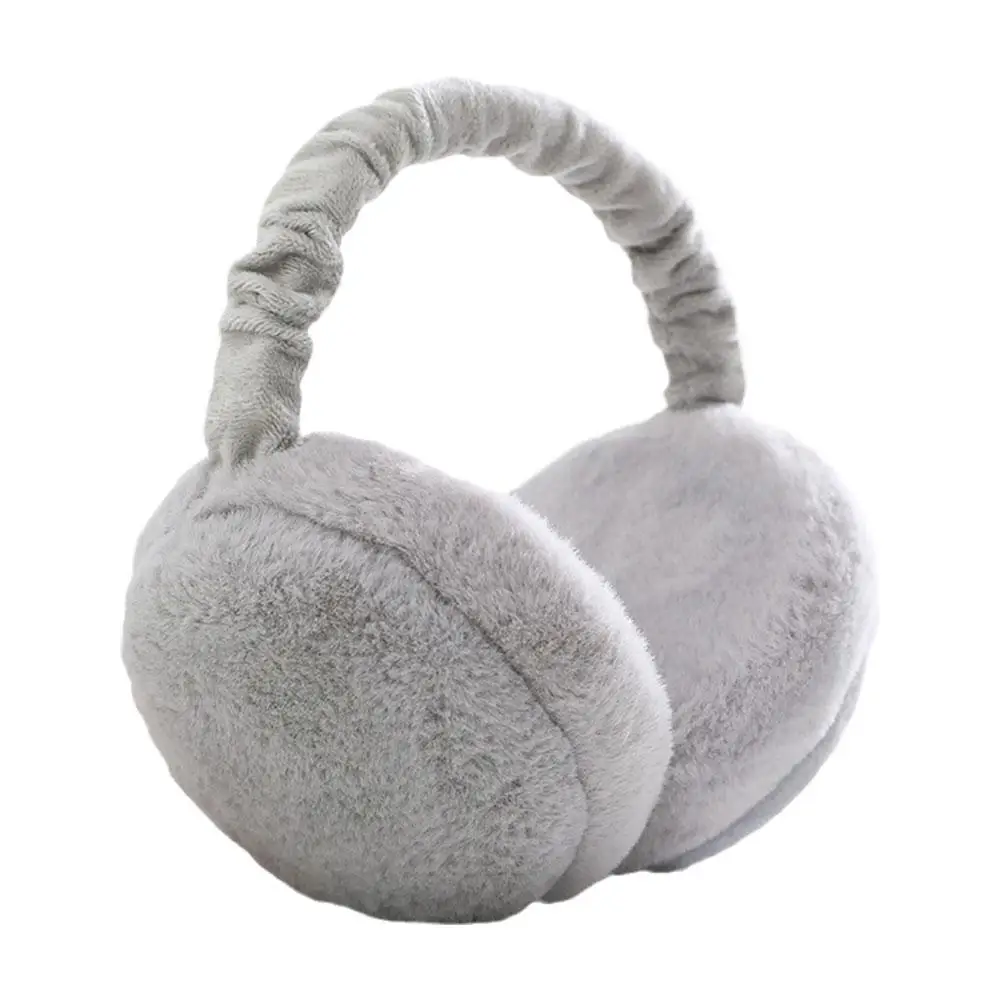 Soft Plush Ear Warmer Winter Warm Earmuffs for Women Men Fashion Solid Color Earflap Outdoor Cold Protection Ear-Muffs Ear K7D1