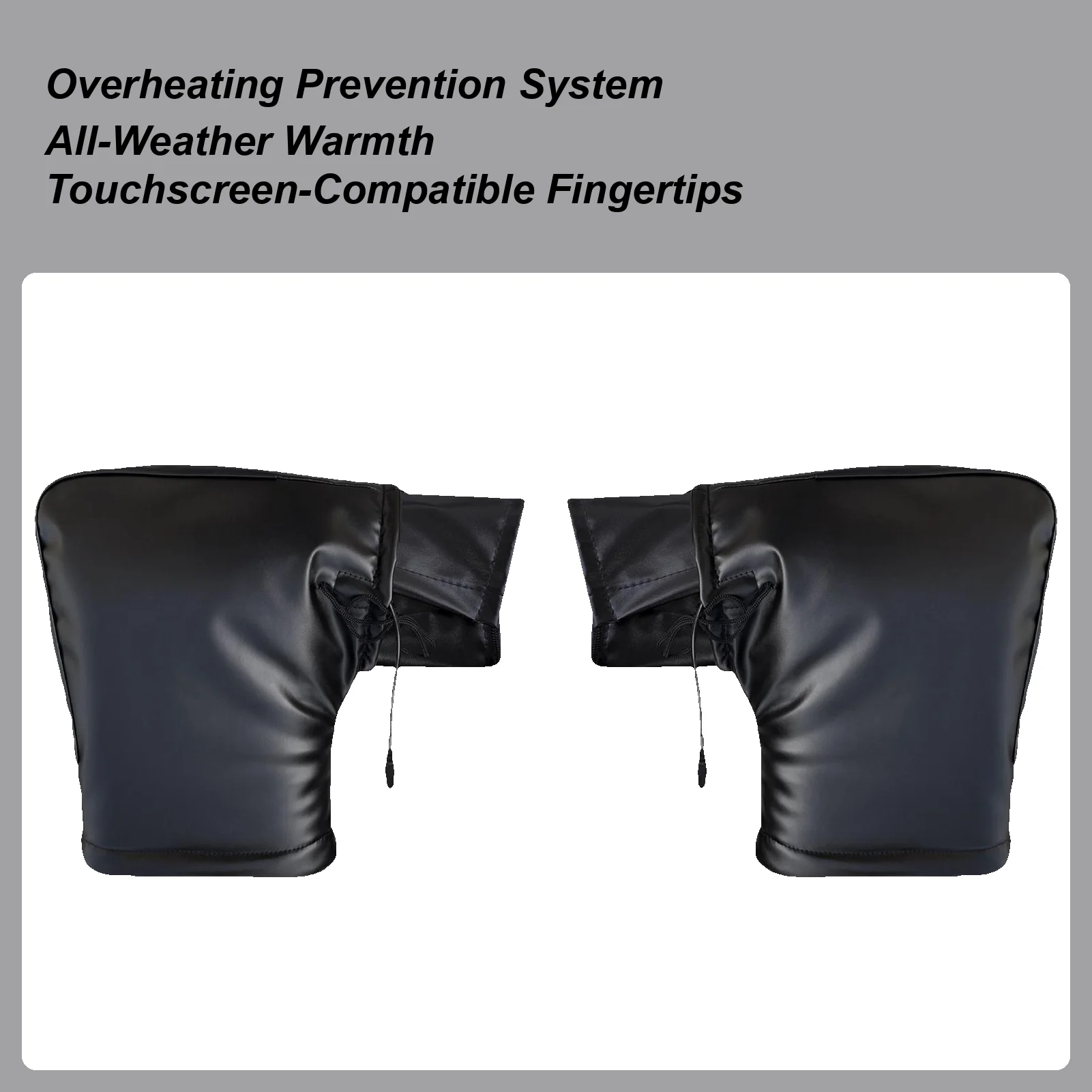 

Манжеты на руль снегохода с подогревом, ветрозащитные велосипедные теплые варежки, перчатки с ручкой для мотоцикла, скутеров, квадроциклов, снегоходов