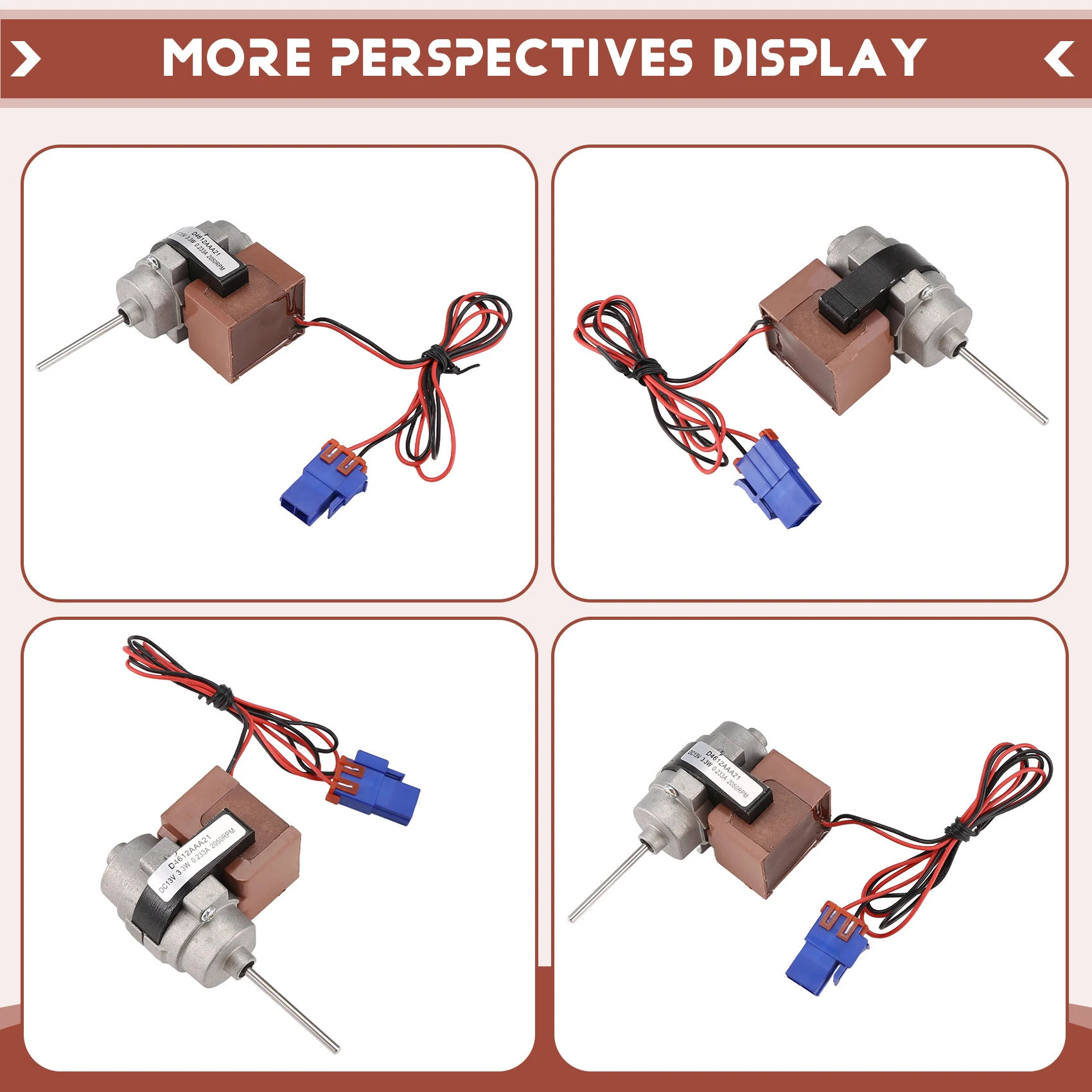 

Вентиляторный двигатель для холодильников Siemens Daewoo (модели NTM470RWH, NTM510RWH, NTM470RWH, FR480), артикул D4612AAA21