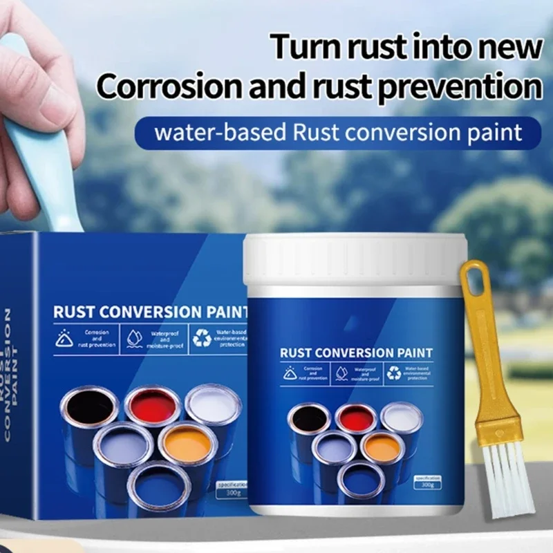 X7XD Rust Transformation Metal Paint Creates Moisture Proof Barrier with Formula for Corroded Surfaces in Light Low