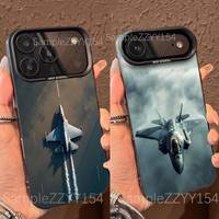 Helicopter Aircraft Jet Phone Case For iPhone 17,16,15,14,13,12,X,8,Pro,Max,Plus,E,SE4,Air,Mini Black IMD Matte