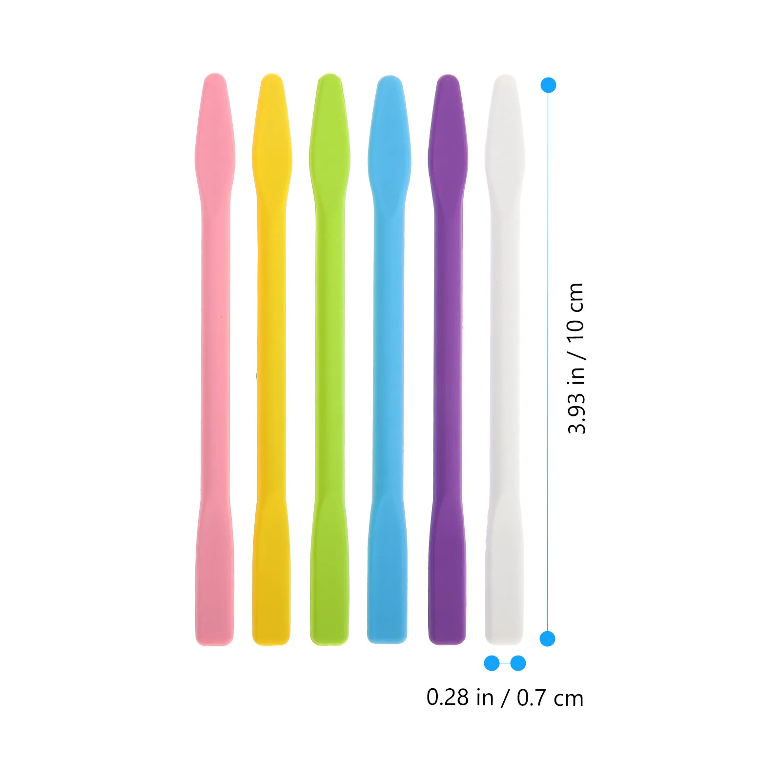 6Pcs Silicone Stirring Rods Facial Mask Mixing Sticks Reusable Epoxy Resin Stirring Tools DIY Craft Makeup view 5