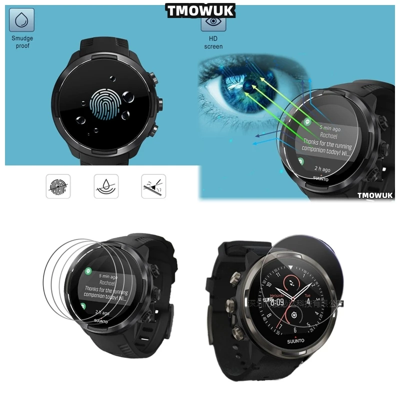 

For Suunto 5 7 9 Peak Pro Race S 45mm 49mm OCEAN Traverse Alpha Non-Yellowing Tempered Glass Protector Anti-Scratch