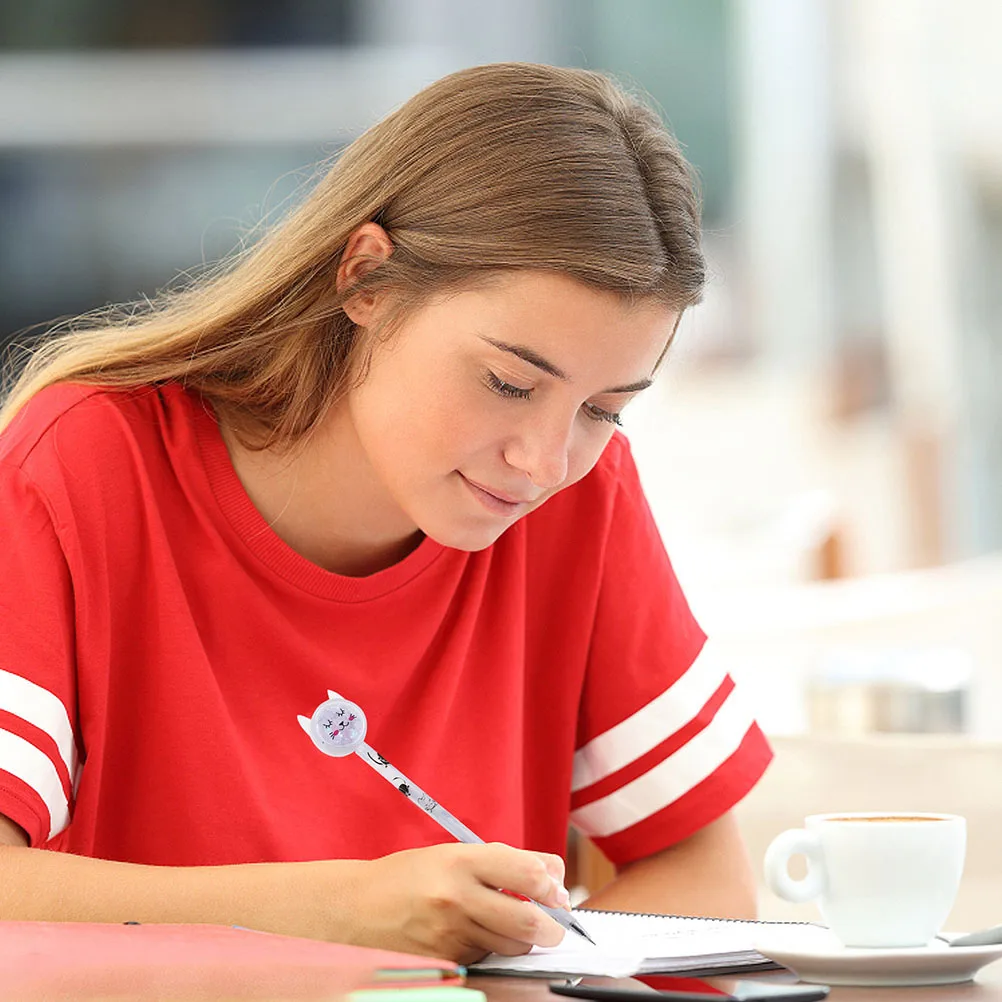 

100 шт., стержни для шариковых ручек, черные чернила, многоразовые, с гладким потоком, портативные канцелярские принадлежности для ежедневного использования, сменный блок для ручек