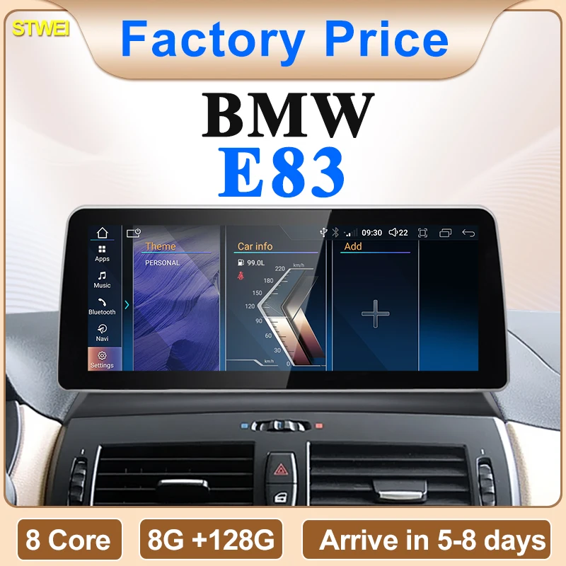 

2024 New ID6 ID7 ID8 UI 12.3inch Android System Wireless Carplay AUTO For BMW X3 E83 2005 2007 2008 GPS Car Video Players GPS