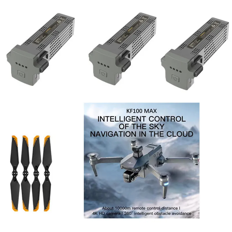 

KF100 аккумулятор для дрона 11,4 В 4500 мАч аккумулятор пропеллер для KF100 MAX RC Drone KF100 MAX аккумулятор лопасти аксессуары