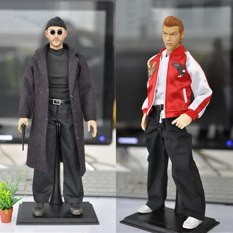 KUMIK KMF038 KMF039 1/6 Scale Male Anime Role Killer Jean Reno Model 12'' Full Set Action Figure Dolls Toys for Fans Hobby Gifts