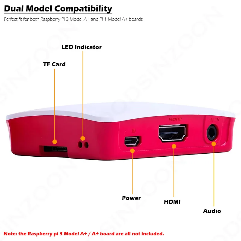 Raspberry Pi 3 A+ Case - Protective Enclosure for Pi 3 Model A+ 3A