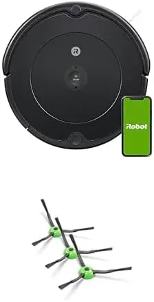 Bundle of  692 Robot Vacuum - Wi-Fi Connectivity w/iRobot Authentic Replacement Parts - Edge-Sweeping Brush, (3-Pack)