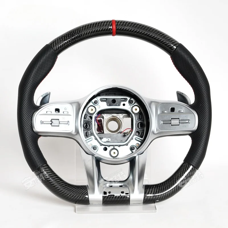

For Mercedes-Benz All Series (C/E/S/G-Class) Full Leather Steering Wheel Assembly (Old-to-New Upgrade Part)