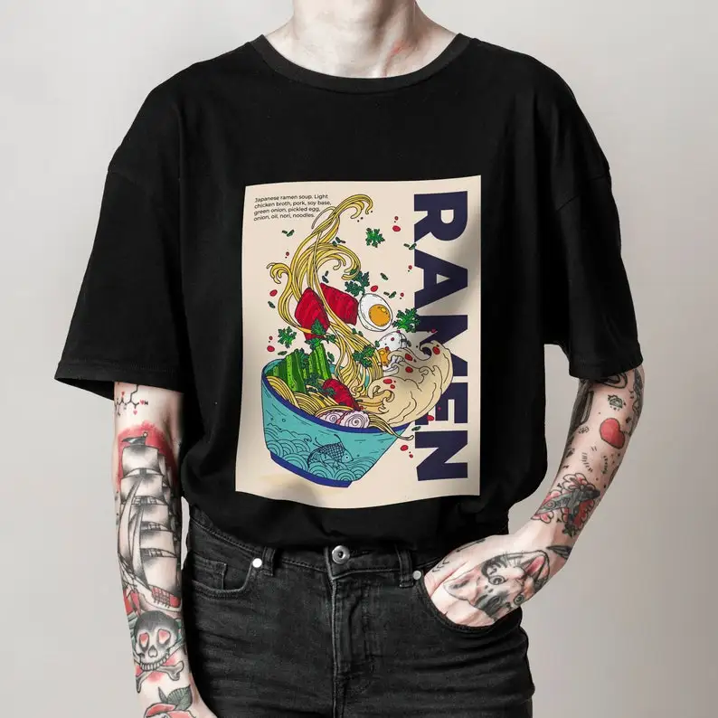 Ramen | Japanese Noodles | Anime Japanese Fan | Unisex Jersey Short Sleeve Tee