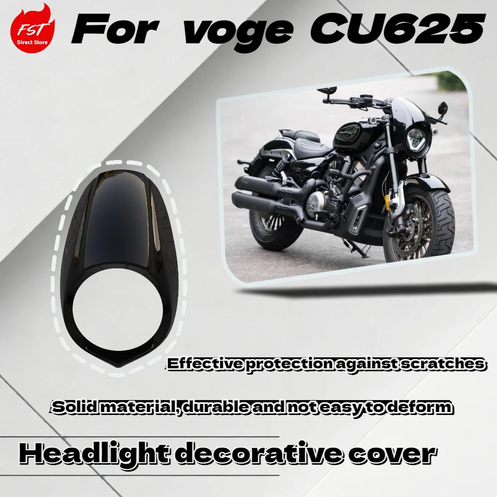 

For VOGE CU625 Special-Shaped Pig Head Cover, Headlight Decorative & Front Windshield Cowl Special Parts
