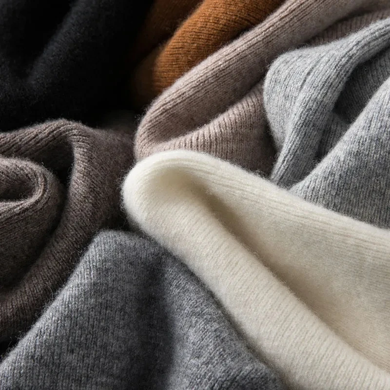 Grosso quente de malha casual chique básico macio elástico cintura alta calças femininas moda coreana em linha reta tornozelo comprimento calças para mulher