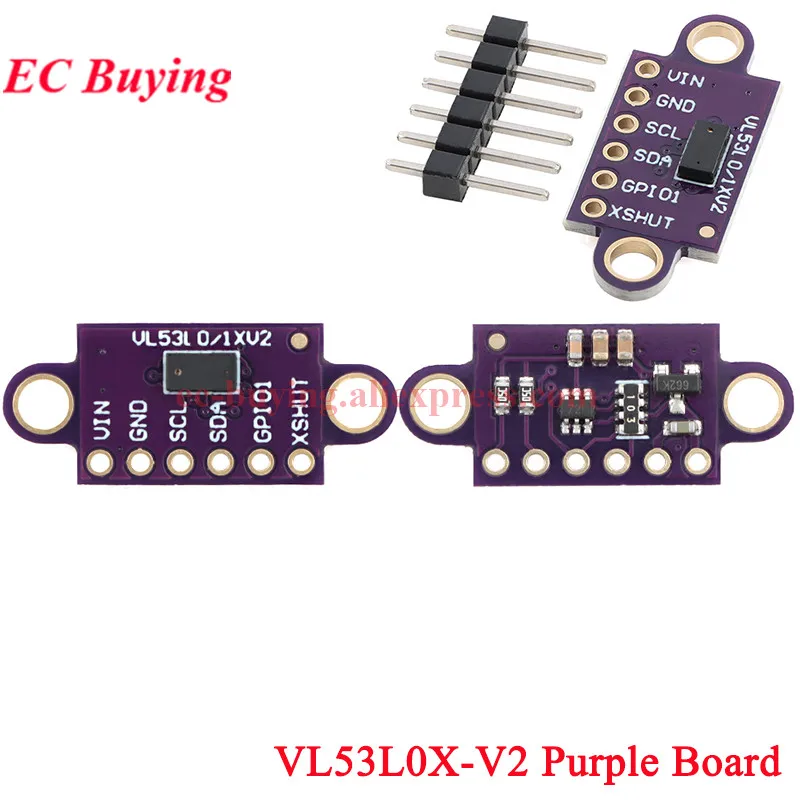10 szt./1 szt. VL53L0X V2 Czujnik odległości laserowej Time-of-Flight (ToF) Breakout 940nm GY-VL53L0XV2 Moduł odległości laserowej I2C IIC GY-530 — zdjęcie produktu 4