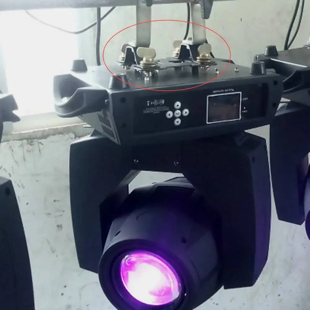 2 Set LED Moving Head Bracket Quick-Lock Kit Beam Moving Head Lights Fast Lock Clamp Lock Connection Bridge Mounting Accessories
