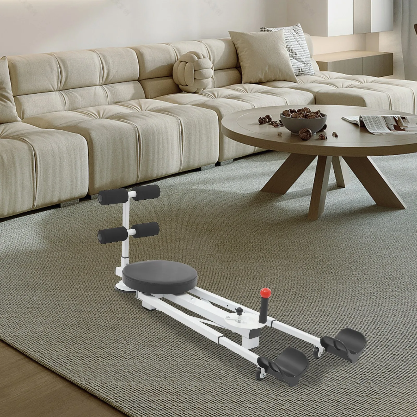 Alloy & Foam Multi-Function Stretch & Core Trainer, 168.5X70X43.5Cm, Black for Home Fitness view 6