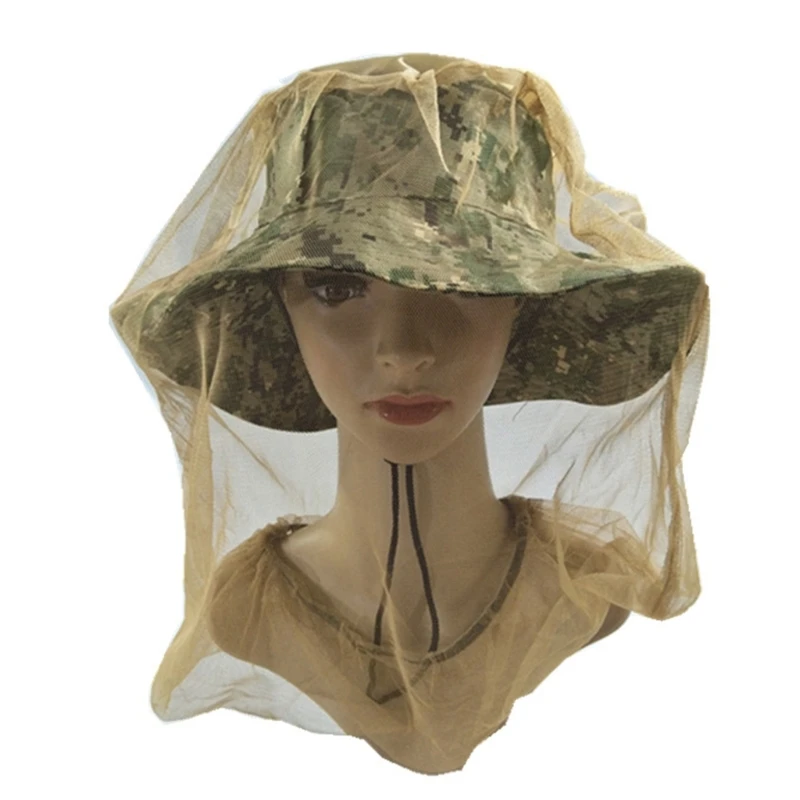 Mosquitoes Hat Net Outdoor Face Neck Fly Netting Hoods from Bugs Fishing Mosquitoes Bees Hat Mesh Garden Supplies