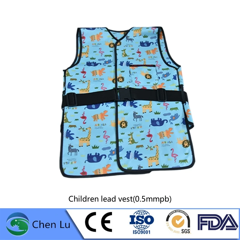 Genuine x-ray gamma ray radiation protection 0.5mmpb children lead vest nuclear radiation protective sleeveless vest coat