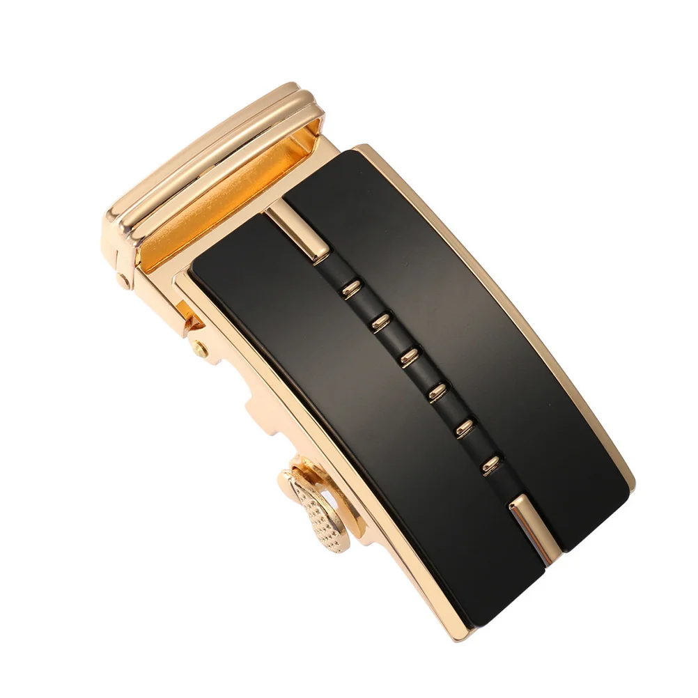 حزام أوتوماتيكي مصنوع من خليط معدني متين ومقاوم للخدش للرجال، نمط عمل، إبزيم فريد من نوعه للاستخدام الرسمي #3