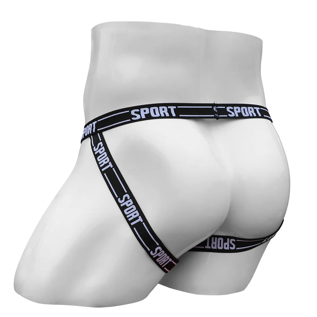 Men's Sexy Underwear Striped ZebraThong and G-string ZJH1438