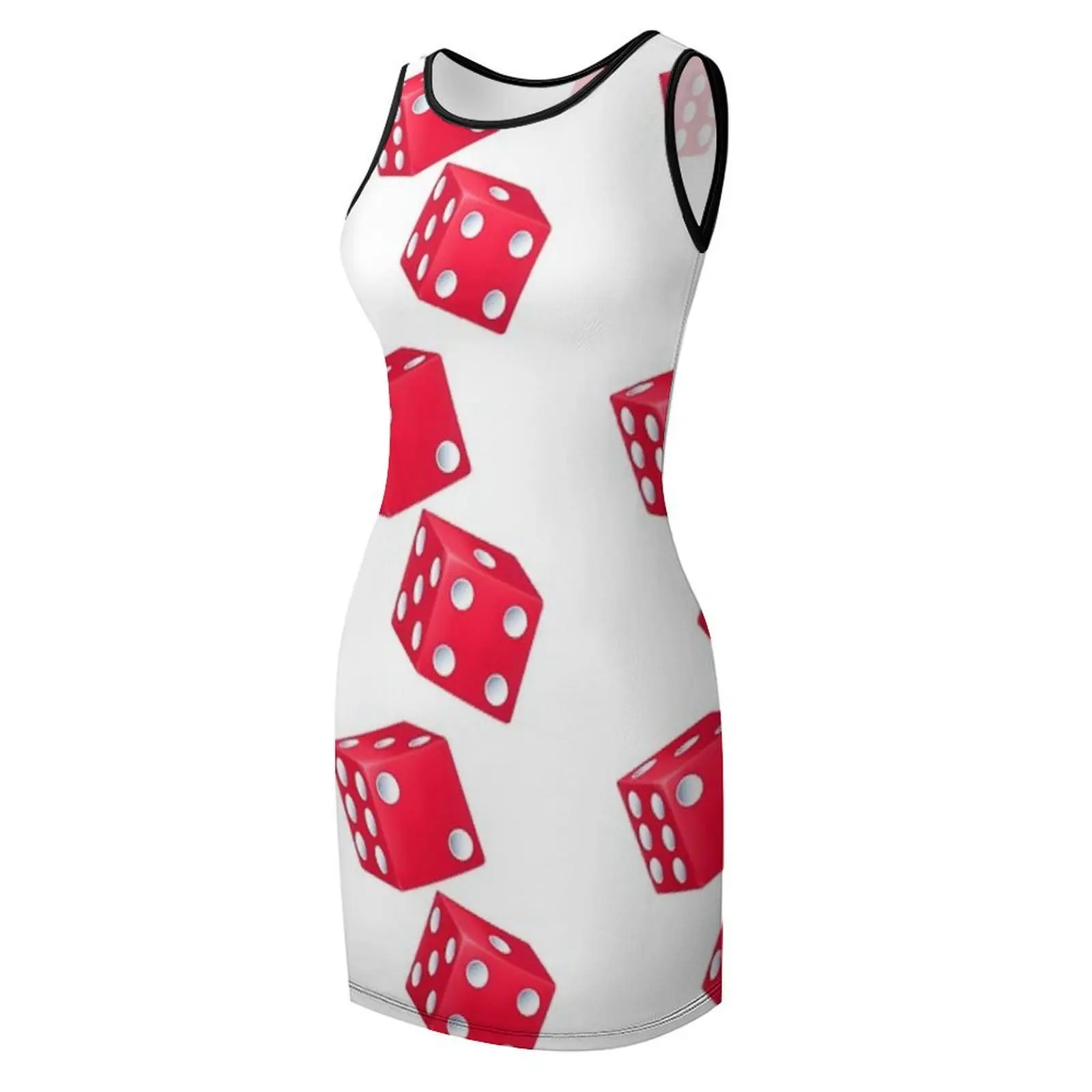 Dice Sleeveless Sundress luxury women's party dress evening prom dresses for women 2025 beach outfits for women