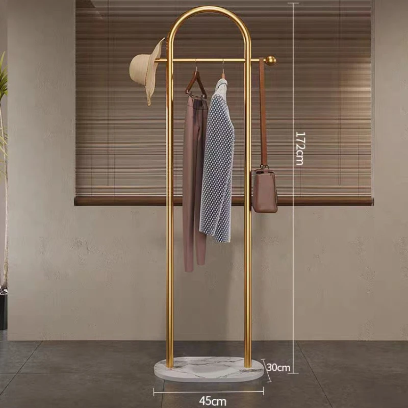 Elegant Metal Coat Rack - Black|White|Golden Coat Rack - Marble Base Stable Coat Rack Clothes Rack Stand Clothing Rack Stand image 4