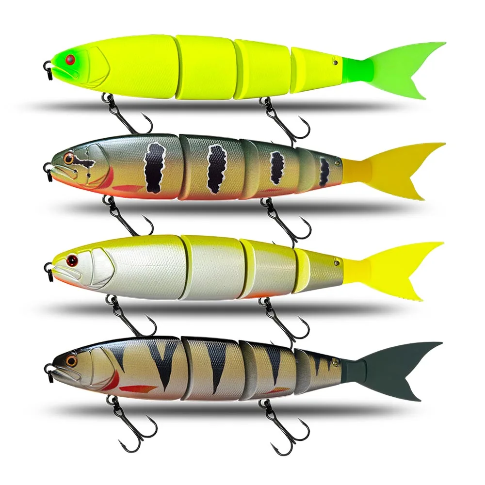 Esca da pesca esca da nuoto snodata galleggiante affondante 170mm 200mm esca dura gigante sezione esca per esca grande Bass Pike Lure