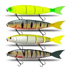 170mm 200mm Fishing Lure Swimming Bait Jointed Floating/Sinking Giant Hard Bait Section Lure For Big Bait Bass Pike Lure